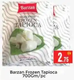 Pasons Barzan Frozen, Tapioca offer