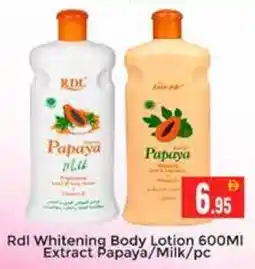 Pasons RDL Whitening Body Lotion offer