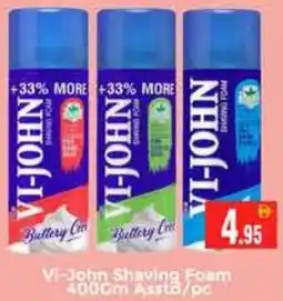 Pasons VI-John Shaving Foam Asstd offer