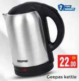 Pasons Geepas kettle offer