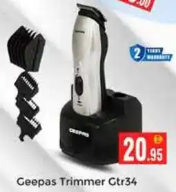 Pasons Geepas Trimmer Ctr34 offer