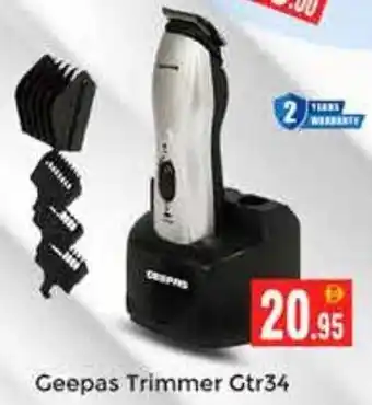 Pasons Geepas Trimmer Ctr34 offer