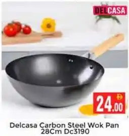 Pasons Delcasa Carbon Steel Wok Pan Dc3190 offer