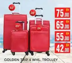 Pasons Golden Trip 4 Wheel Trolley offer