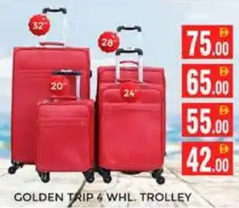 Pasons Golden Trip 4 Wheel Trolley offer