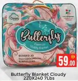 Pasons Butterfly Blanket Cloudy offer