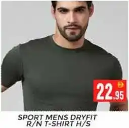 Pasons Sport mens dryfit R/N T-shirt H/S offer