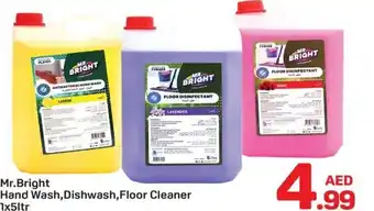 Day To Day Mr.Bright Hand Wash, Dishwash, Floor Cleaner offer