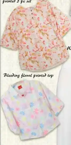 Safari Hypermarket Bleeding floral printed top offer