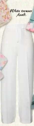 Safari Hypermarket White trouser offer