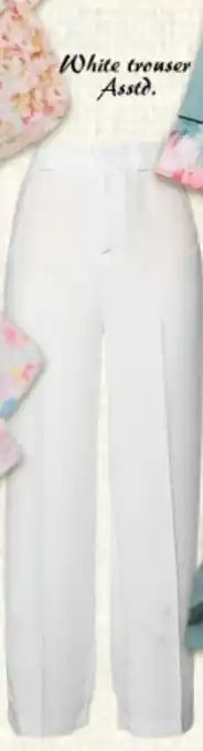 Safari Hypermarket White trouser offer