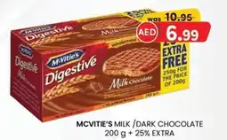 KM Trading Mcvitie's milk dark chocolate offer