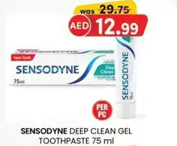 KM Trading Sensodyne deep clean gel toothpaste offer