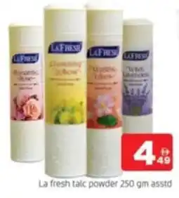 Al Madina La fresh talc powder offer