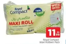 Al Madina Royal compact maxi rolltwin pack offer