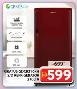 Grand Hyper Market GRATUS Refrigerator offer