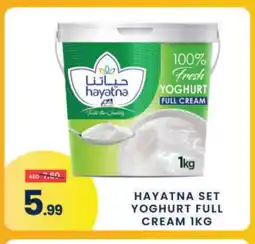 Madhoor Supermarket HAYATNA Yoghurt offer