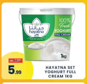 Madhoor Supermarket HAYATNA Yoghurt offer