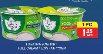 Adil Supermarket HAYATNA Yoghurt offer