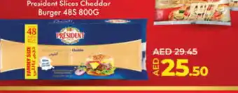 Lulu Hypermarket PRESIDENT Slice Cheese offer