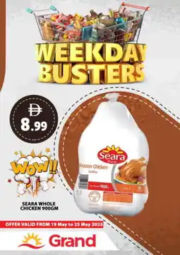 Grand Hyper Market SEARA Frozen Whole Chicken offer
