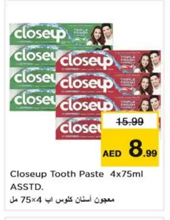 Nesto CLOSE UP Toothpaste offer