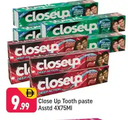 Shaklan CLOSE UP Toothpaste offer