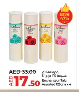Lulu Hypermarket Enchanteur Talcum Powder offer
