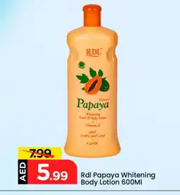 Mark & Save RDL Body Lotion & Cream offer