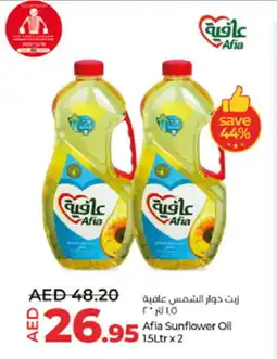 Lulu Hypermarket AFIA Sunflower Oil offer