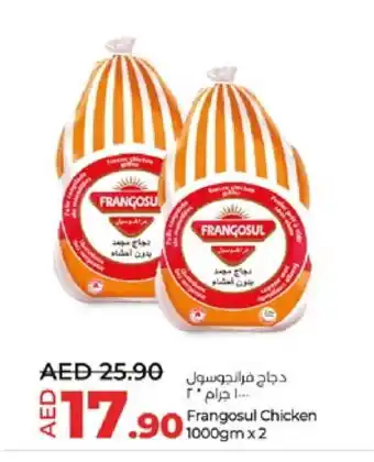 Lulu Hypermarket FRANGOSUL Frozen Whole Chicken offer