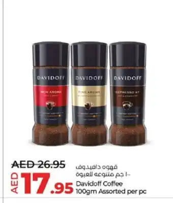 Lulu Hypermarket DAVIDOFF Coffee offer