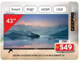 Grand Hyper Market GEEPAS Smart TV offer