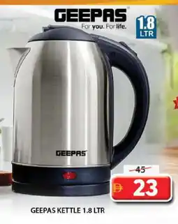 Grand Hyper Market GEEPAS Kettle offer