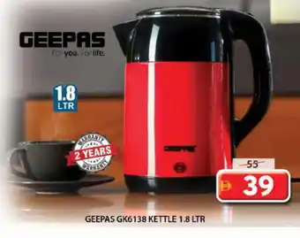 Grand Hyper Market GEEPAS Kettle offer