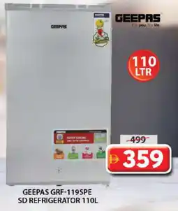 Grand Hyper Market GEEPAS Refrigerator offer