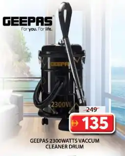 Grand Hyper Market GEEPAS Vacuum Cleaner offer