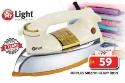 Grand Hyper Market MR. LIGHT Ironbox offer