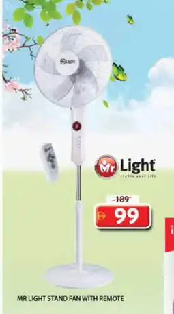 Grand Hyper Market MR. LIGHT Fan offer