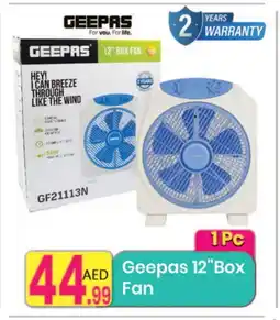 Everyday Center GEEPAS Fan offer