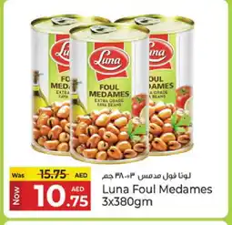 Kenz Hypermarket LUNA Fava Beans offer