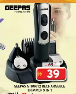 Grand Hyper Market GEEPAS Remover / Trimmer / Shaver offer
