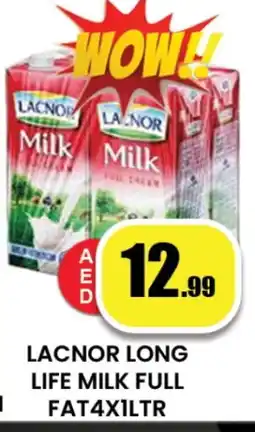 Zain Hypermarket LACNOR Full Cream Milk offer