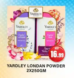Gulf Hypermarket YARDLEY Talcum Powder offer