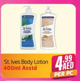 Delta Centre ST.IVES Body Lotion & Cream offer