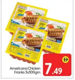 Bigmart AMERICANA Chicken Franks offer