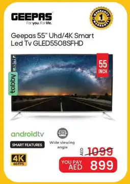 Mark & Save GEEPAS Smart TV offer