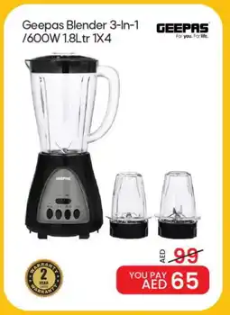 Mark & Save GEEPAS Mixer / Grinder offer