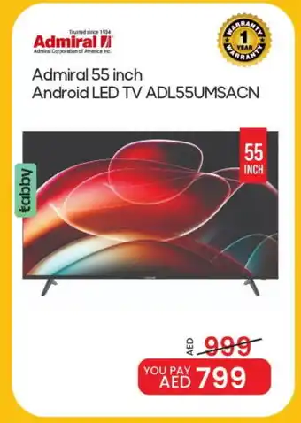 Mark & Save ADMIRAL Smart TV offer