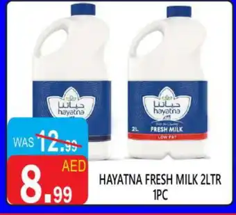 United Hypermarket HAYATNA Fresh Milk offer